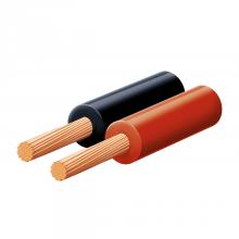KL 0,5 - Reprokábel, červeno-čierny, 2x0,5mm, 100m/kotúč
