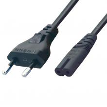 N 1/VDE - Sieťový pripojovací kábel, 2x0,75, 1,5m