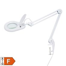 NKLL 05 - LED lampa s lupou, montáž na stôl, 3 dioptrie