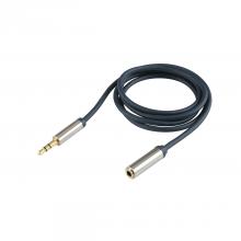 A 54-2.5M - Audio kábel, 3,5 mm stereo kovová vidlica-3,5 mm stereo kovová vidlica, 2,5 m