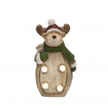 KDC 17 - LED keramická dekorácia na stôl, sob