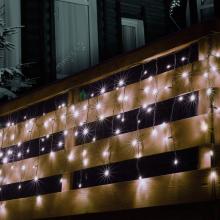 KSF 100/WH - Spojovateľný svetelný záves, 100 LED, biela, na vonkajšie použitie