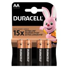 Duracell LR6 - Duracell LR6 10PP110023 AA alkalická batéria, napätie 1,5 V, 4 ks/blister