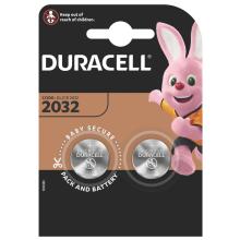 Duracell DL2032 - Duracell DL2032 10PP040028 lítiová gombíková batéria, napätie 3,2 V, 2 ks/blister
