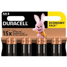 Duracell LR6 8PK - Duracell LR6 10PP110025 AA alkalická batéria, napätie 1,5 V, 8 ks/blister