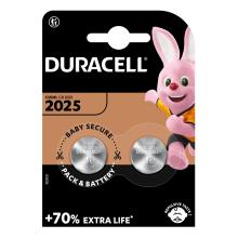 Duracell DL2025 - Duracell DL2025 10PP040029 lítiová gombíková batéria, napätie 3,0 V, 2 ks/blister
