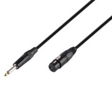 XLRFJACK5 - XLR/JACK kábel, 5 m, XLR zásuvka-6.3mm JACK vidlica, mono