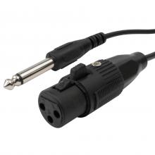 M 61 - Ručný mikrofón, čierna, XLR-6,3 mm