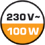 230V~100W